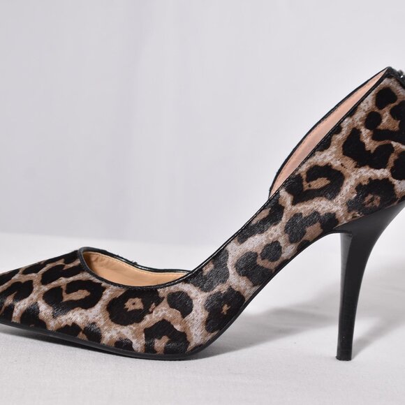 Michael Kors, Keke Leopard Print Calf Hair Pump, Size 7.5 - Picture 2 of 6